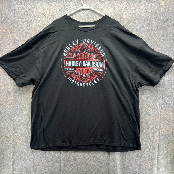 Harley Other - Harley Davidson Shirt Men 4XL Black Red Spell Out Motorcycle Biker 2018 Canada